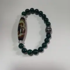 龍神天珠・四線虎牙天珠ブレスレット