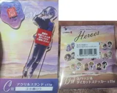 海の家 ロウアクリルスタンド リト缶バッジセット