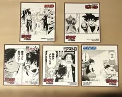 ジャンプフェア2025 in アニメイト ミニ色紙 5枚セット NARUTO