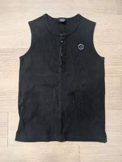 COMME CA ISM ノースリーブベスト 150A ブラック