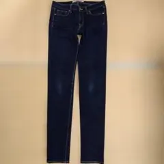 Skinny Fit ダークブルースキニーデニム　ウェスト２６（６６ｃｍ）