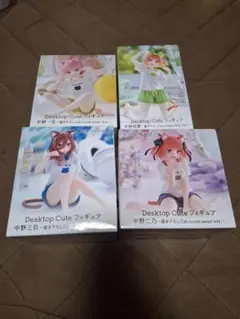 五等分の花嫁　Desktop Cute フィギュア 一花　二乃　三玖　四葉セット