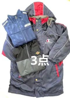 130cm 140cm Champion ジャケット コート ジャージ 計3点