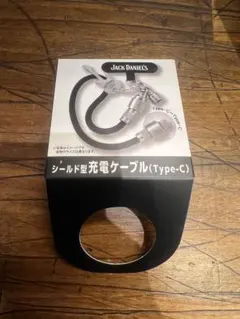 ジャックダニエル JackDaniel's シールド型充電ケーブル Type-C