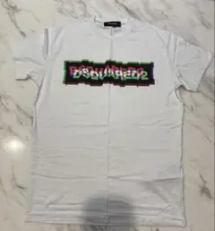 DSQUARED2 ホワイト 3Dロゴ　Tシャツ M