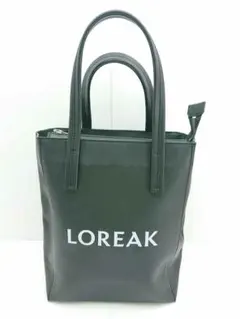 ★ロレアック LOREAK レザートートバッグ ブラック系 ユニセックス