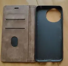 안드로이드 AQUOS SENSE9 전용 브라운 노트북 타입 케이스