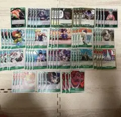 ワンピースカード　師弟の絆　緑R以下4コンセット　緑ゾロ