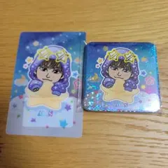 白濱亜嵐　7·8月ver.スクエア缶バッチ/クリアカード　セット②