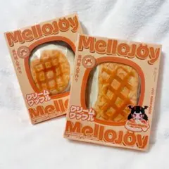Mellojoy メロジョイ　クリームワッフル　未開封品　ピンク箱 Mellojoy - メロジョイ クリームワッフル ピンク箱未開封 - メルカリ
