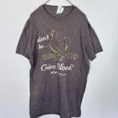 【US古着】DELTA Tシャツ ニワトリ 茶系【S】企業物 良品 アメカジのサムネイル
