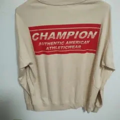 Champion チャンピオン 長袖カットソー ベージュ