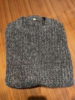 MUJI コットン ローゲージ クルーネックニット Mサイズのサムネイル