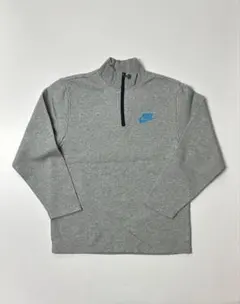 Nike ハーフジップ　トレーナー グレー　スウェット　Lサイズ