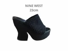 【Nine West】厚底サンダル ブラックのサムネイル