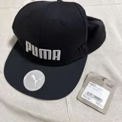 新品PUMAキッズキャップ 黒 子供用帽子 54-57cmのサムネイル