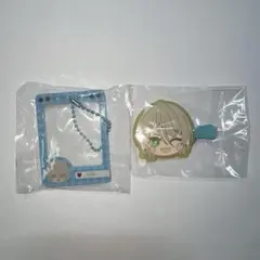 あんスタ みにコレ 前髪クリップ2 ミニフォトフレームキーチェーン 白鳥藍良