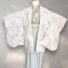 【新作】　羽織袴　七五三 ハンドメイド ベビー袴　端午の節句　着物