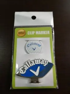 新品未使用 callaway キャロウェイ ゴルフマーカー ブルーのサムネイル