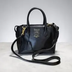 サマンサタバサDX 2WAY ショルダーバッグ BLK