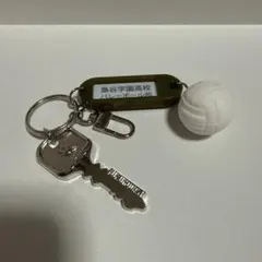 ハイキュー　梟谷学園高校 高校名付き　鍵チャームキーホルダー