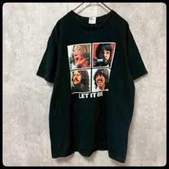ビートルズ　LET IT BE　バンドTシャツ　ロックT　ブラックのサムネイル