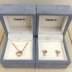 canal4℃ カナルヨンドシー　ネックレス　ピアス　シルバー　ハートのサムネイル