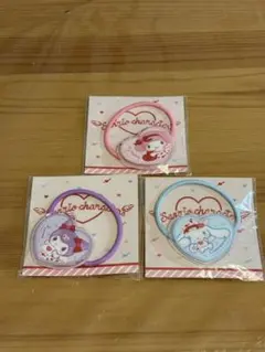 サンリオキャラクター アクリルヘアゴム 3個セット【非売品】