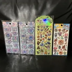 ディズニー　スティッチ　ウォーターシール　ぷっくりシール　ズートピア４枚　正規品