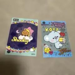 BT21 クリアカード Shooky Koya 2枚セット