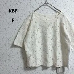 c017KBFアーバンリサーチ【F】プルオーバー レース 透け感有り