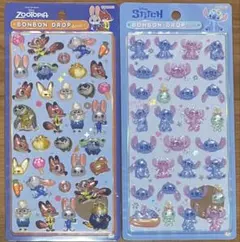 ディズニー　ボンボンドロップシール 正規品　2種セット