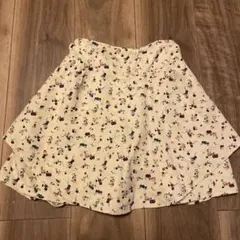 美品 ライトオン 花柄 キュロット 140