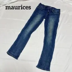 maurices ダークブルー　スキニー　スリムフィットデニム ボトムス　古着