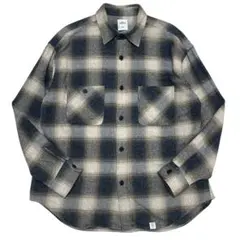 美品 ベドウィン 22AW EWAN オンブレチェック BIGシャツ サイズ2のサムネイル