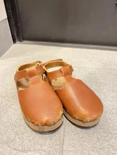 zara レザーシューズ　23 サボ　サンダル　キッズのサムネイル
