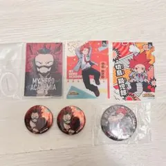 切島鋭児郎　缶バッジ　40個セット　十傑　ヒロアカ 2025年最新】切島鋭児郎 缶バッジ 十傑の人気アイテム - メルカリ