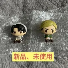 一番くじ　進撃の巨人　リヴァイ エルヴィン ちょこのっこフィギュア