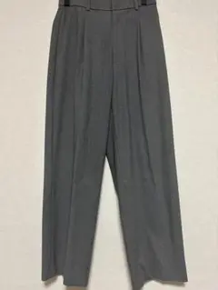 UNIQLO タックワイドパンツ　Sサイズ グレー