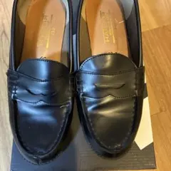 キッズ　ローファー　黒23.0cm