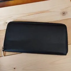 ブラック長財布 カードポケット付き