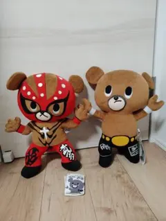 高橋ヒロム（カマイタチ）BUSHI メキシコ製ぬいぐるみ 2体セット