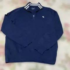 お値下げ❣️Abercrombie & Fitch ネイビー セーター M
