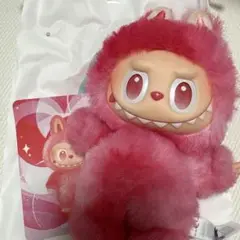 正規品　Labubu Big into Energy LOVEラブ赤 ラブブ