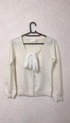 ピンキーガールズ　リボン付カーディガンのサムネイル