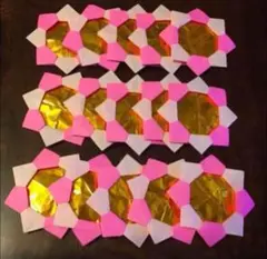 おりがみで作った お花メダル 15枚セット♪