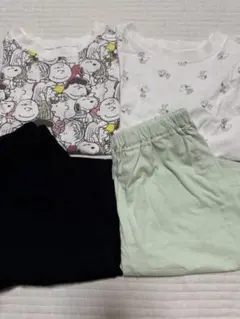 ジーユー スヌーピー パジャマ 2点セット 130cm