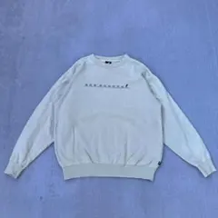 vintage スウェット　ゆるダボ　プリントロゴ　アースカラー　古着