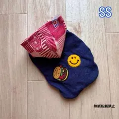 SS★犬服・ハンドメイド・パーカー（02）紺色