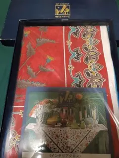 源右衛門窯 インテリアクロス 100×100 テーブルクロス 麻 薊絵のサムネイル
